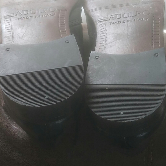 Adolpho 7.5 M Black Wing Tip - Picture 6 of 7